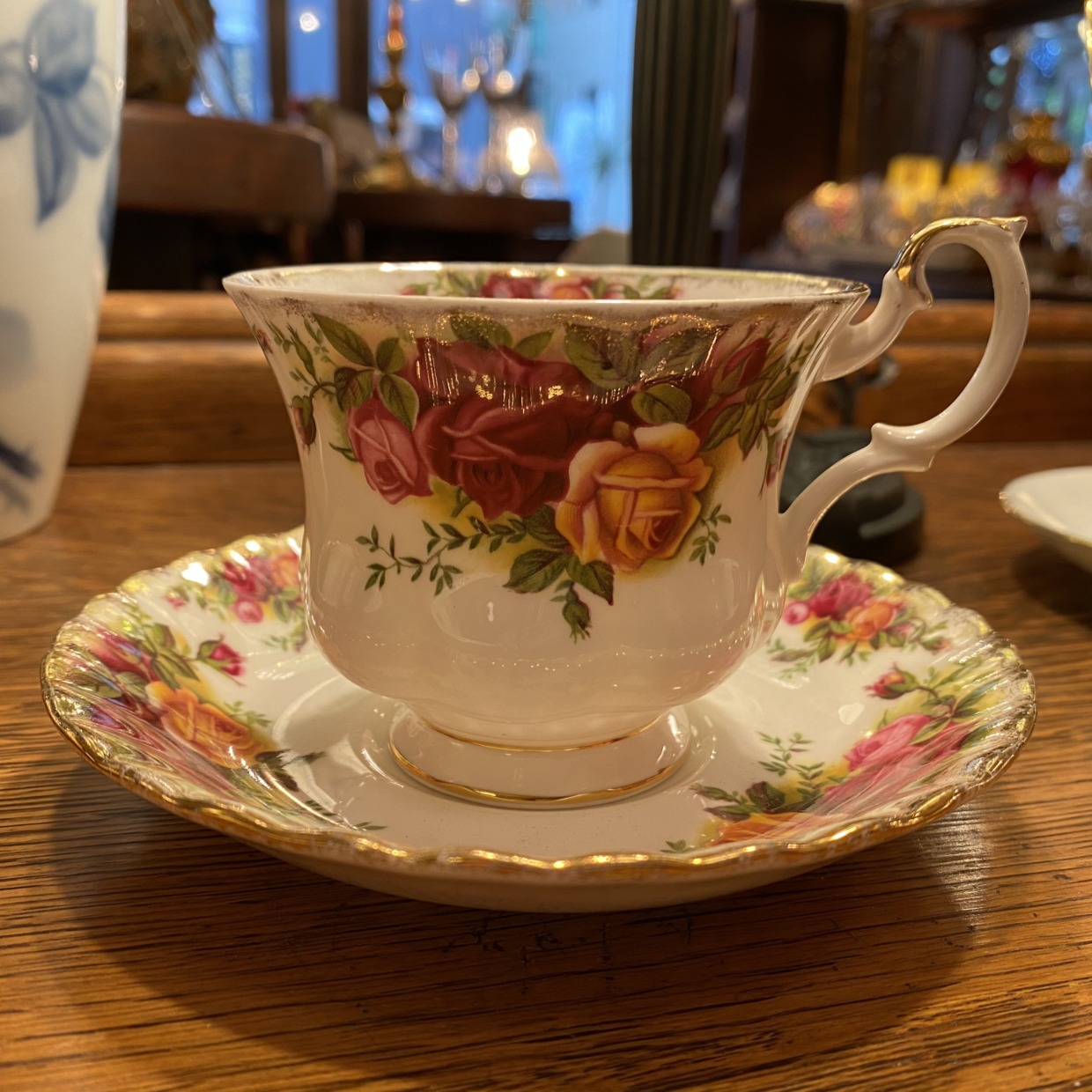 Royal Albert　Old Country Roses　コーヒーカップソーサー