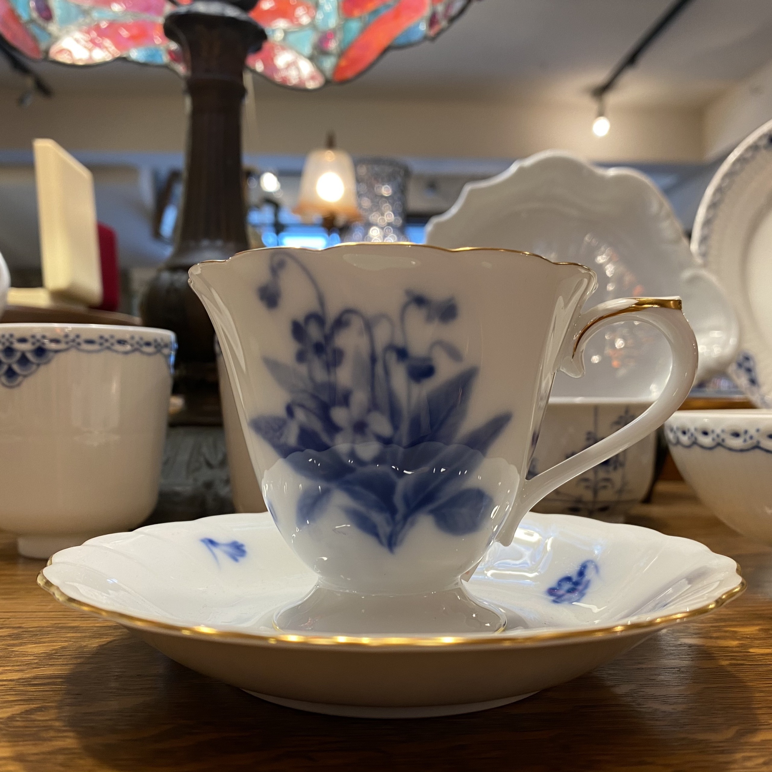 VIOLET バイオレット カップソーサー 大倉陶園 | Antique Nanae