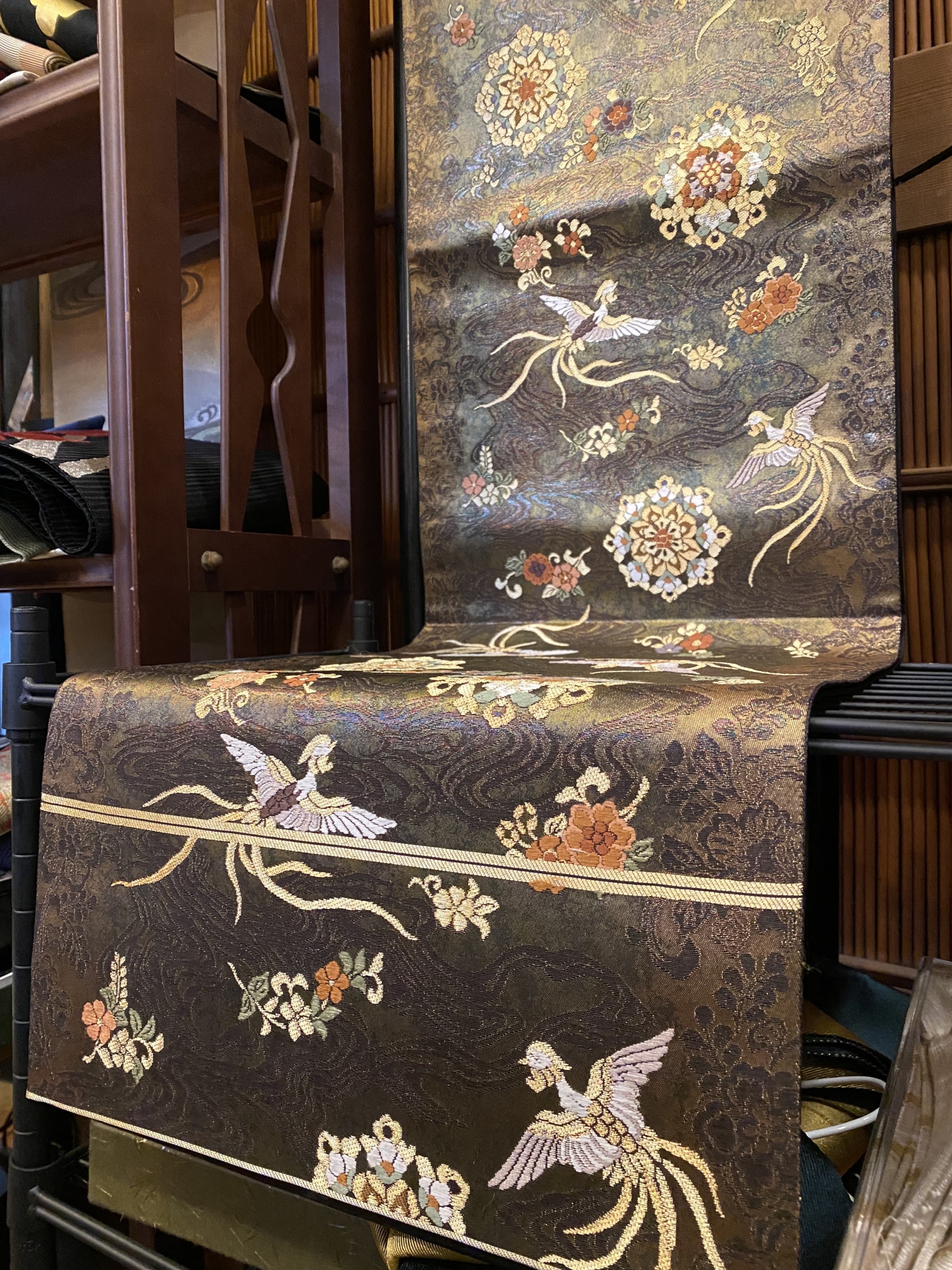 袋帯 吉祥文様・鳳凰 正絹 | Antique Nanae 袋帯 吉祥文様・鳳凰 正絹 | Antique Nanae