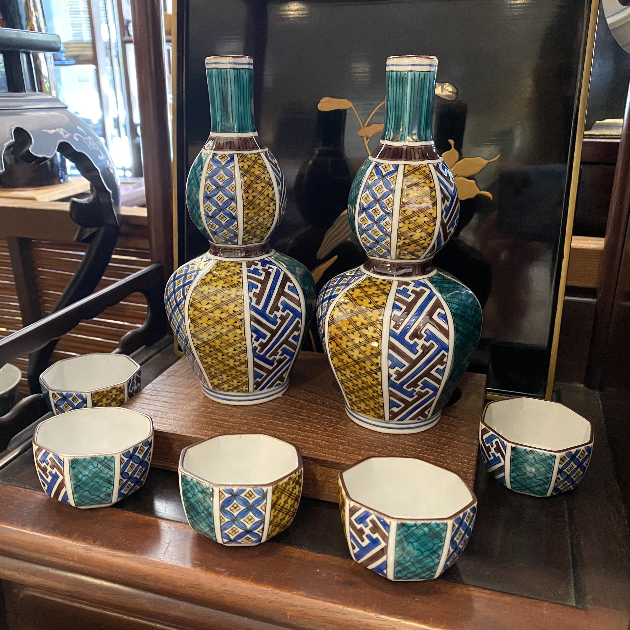 青九谷　酒器　アンティーク 青九谷 酒器 アンティーク 2025年最新】Yahoo!オークション